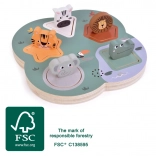 Puzzle sonore 3D en bois SAFARI pour enfants