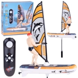 RC windsurfer with LED lighting – remote-controlled water toy