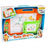 Magnetisch tekenbord 2-in-1 met wisser en stempels