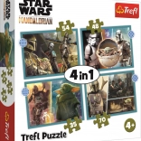 Puzzle 4-en-1 STAR WARS: THE MANDALORIAN