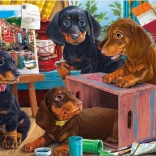 Puzzle teckels 300 pièces XL DINO