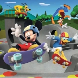 Puzzel Mickey & Minnie: In het skatepark XXL 100 stukjes