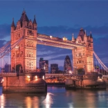 Puzzel 1000 stukjes Hoge kwaliteit, Tower Bridge ’s nachts