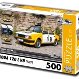 Puzzle Retro-Autos Škoda 120 L VB (1987) – 500 Teile