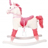 Interactieve eenhoorn op een schommelbasis