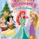 Christmas Coloring Book with Stickers DISNEY Princesses