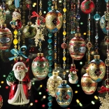 Puzzel Kerstversieringen 1000 stukjes COBBLE HILL