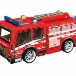 3D puzzel houten Brandweerauto 12 cm