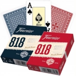 Playing Cards 818 – Red or Blue, Double Jumbo Index