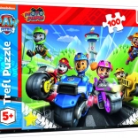 Puzzel 100 stukjes PAW PATROL op motoren