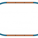 Piko bedding voor set A-spoor – basisovaal H0