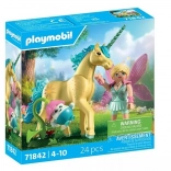 Playmobil Princess Magic Licorne Sunshine Blossom avec fée