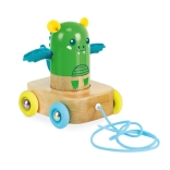 jouet à tirer et hochet dragon VILAC