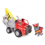 RUBBLE & CREW La grue à pince de Charger – véhicule de chantier avec figurine