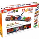 MalBlo Deluxe Magnetic Building Set – Vehicles