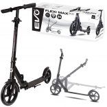 EVO Scooter Flexi Max 200 black with kickstand and strap 8+