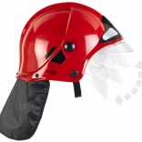 Children’s Firefighter Helmet MSA with Flip-Up Visor – Red