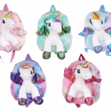 Plush Unicorn Backpack for Children