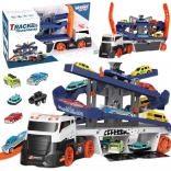 Interactieve trekker en autoracebaan met licht en geluid WOOPIE