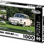 Puzzel RETRO-AUTO’s Škoda 1000 MB (1965) – 1000 stukjes