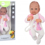 Baby Doll with Pacifier and Unicorn Outfit