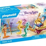 Set de figurines Princess Magic – Habitants des profondeurs avec carrosse tiré par des hippocampes