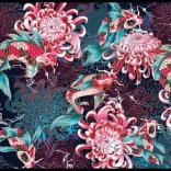 Puzzel Secret Garden: Koi karpers en chrysanten 1000 stukjes