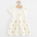 Baby dress made of organic cotton with short sleeves New Baby Olives