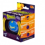 Spinball Twisted Fun Blue with Yellow Meteor