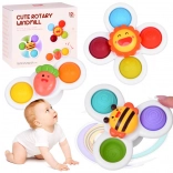 Senzoe Fidget Spinner met Zuignap 3 Stuks