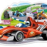 Kinderpuzzel 12 stukjes maxi – RACING BOLIDE (CASTORLAND)