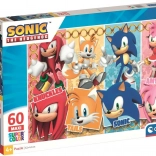 Clementoni puzzel egel Sonic MAXI 60 stukjes