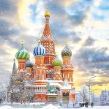 EUROGRAPHICS Puzzle Basilius-Kathedrale, Moskau 1000 Teile