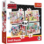Puzzle 4v1 Minnie avec amis
