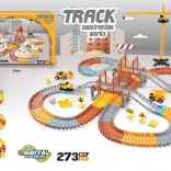 spoorbaan met 2 bruggen, 273 stukjes (1 autootje)