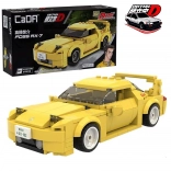 CaDA Building Set Racing Car MAZDA RX-7 FD – Yellow, 278 pieces