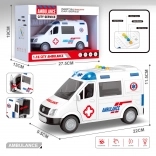 Firefighter ambulance with batteries, lights and sound 1:16