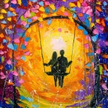 Puzzle Romantische Liebe 1000 Teile