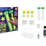 Set voor het maken van slijm dat in het donker licht