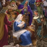 Familiepuzzel COBBLE HILL Heilige Nacht 350 stukjes