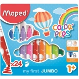 MAPED Color'Peps Early Age Jumbo Markers, 24 pcs