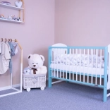 New Baby Elsa Crib white–mint