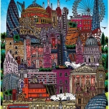 Puzzel Gibsons Uitzicht op Londen 500 stukjes