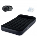 Inflatable mattress with integrated pump 191 × 99 cm for 1 person INTEX