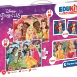 Ensemble de jeux Disney Princesses 4 en 1