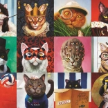 Puzzle EuroGraphics lustige Katzen 1000 Teile