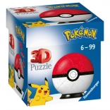 Puzzle 3D Pokémon Poké Ball de Ravensburger, 54 pièces