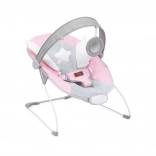 Vibrating Baby Lounger MoMi TULI Pink
