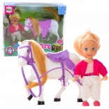 Mini Doll with Pony – Riding Set with Saddle and Bridle