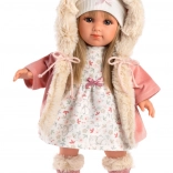 Llorens Elena realistic doll with soft fabric body 35 cm